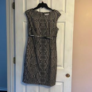Cute Calvin Klein Snake Print Dress